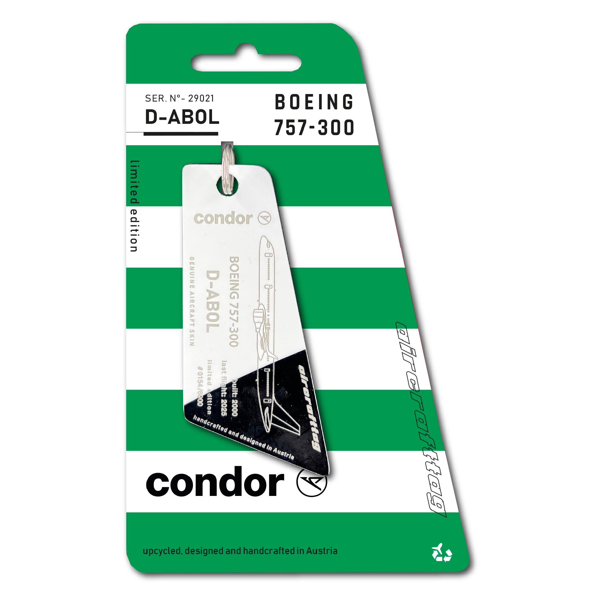 Boeing B757 - Condor- D-ABOL – Aircrafttag