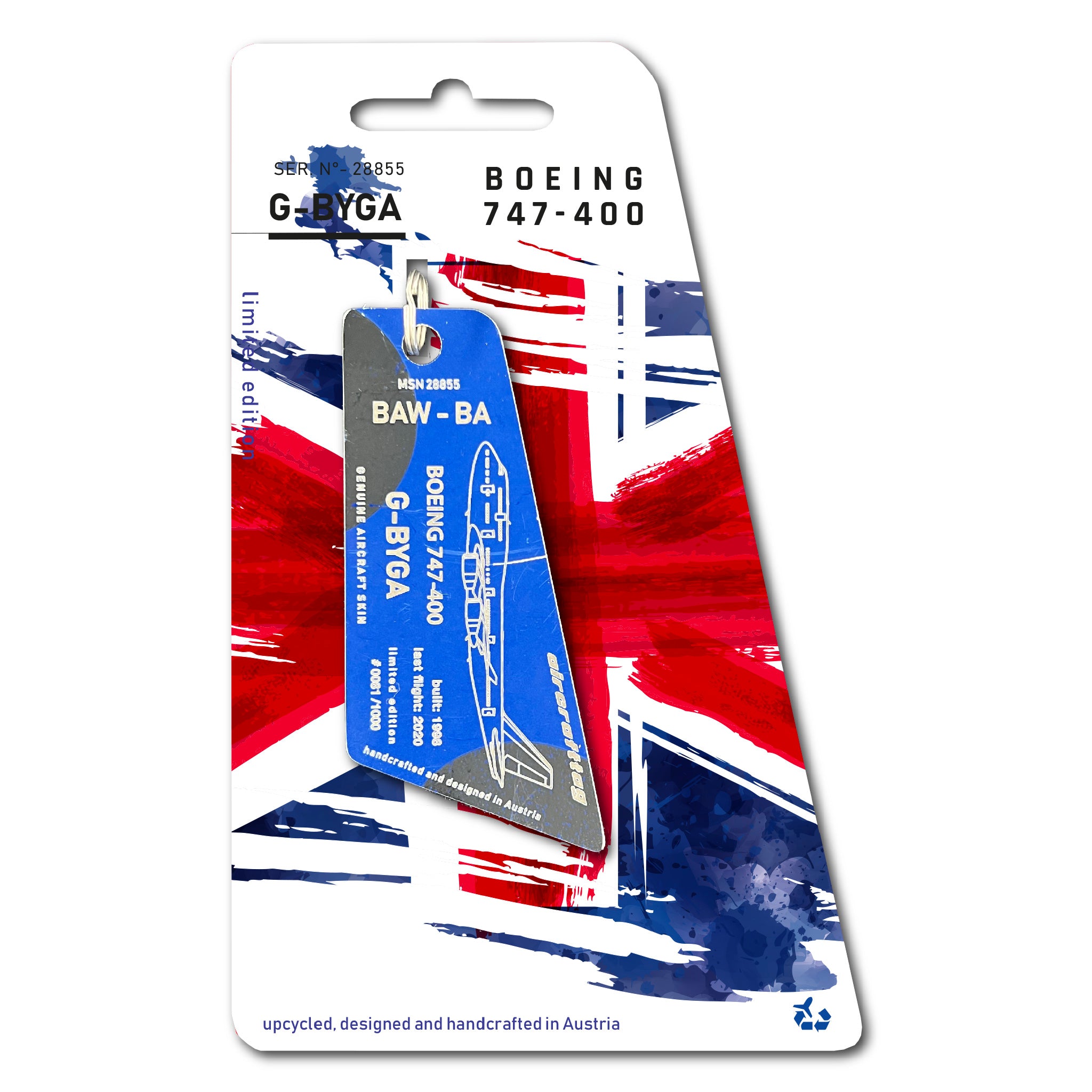 Aircrafttag - original aircraft skin