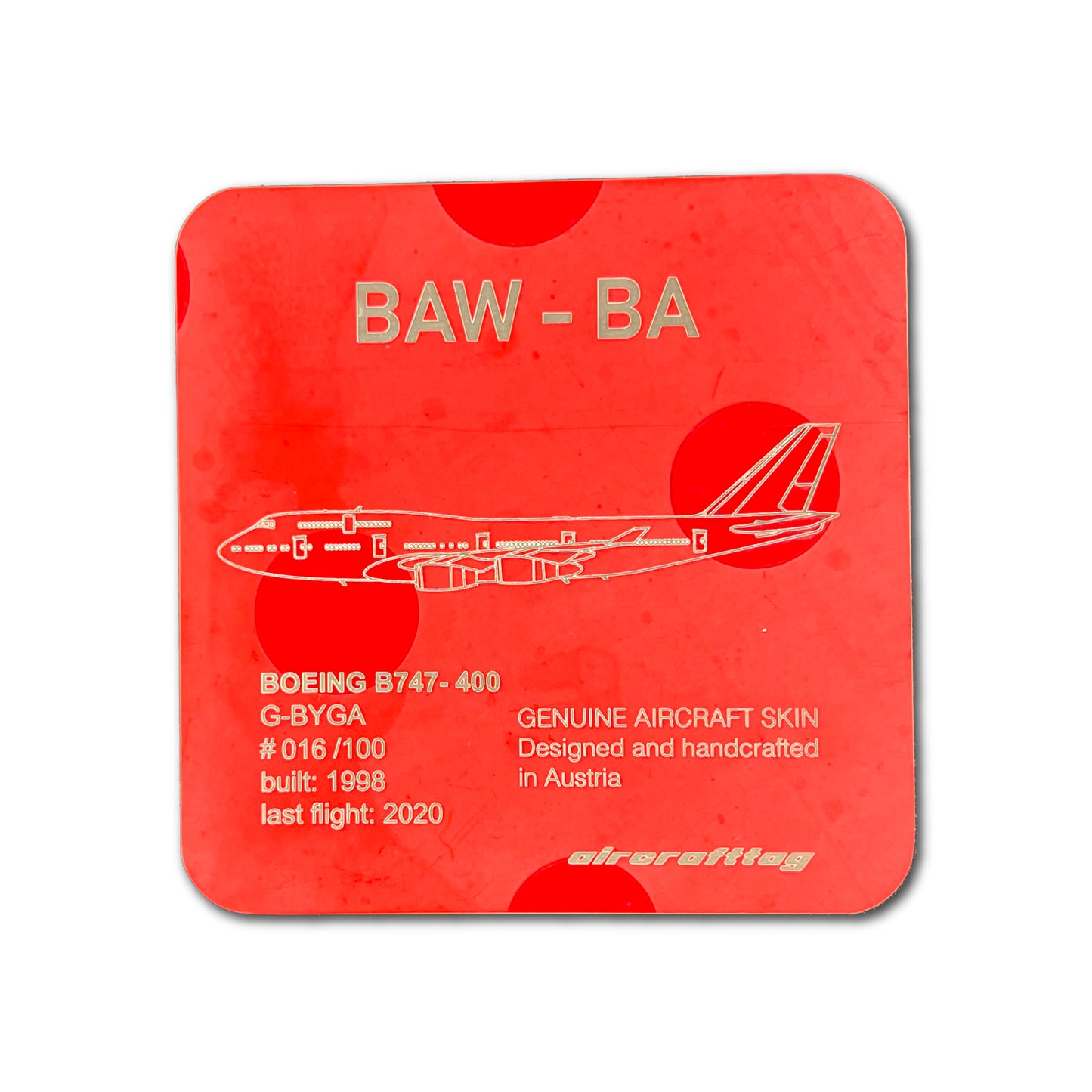 Coaster Boeing 747 - British Airways - G-BYGA