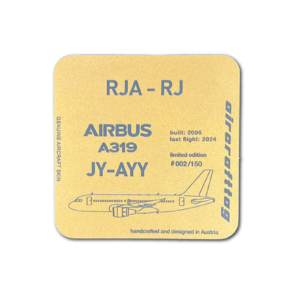 Coaster JY-AYY - Airbus A319 - Royal Jordanian