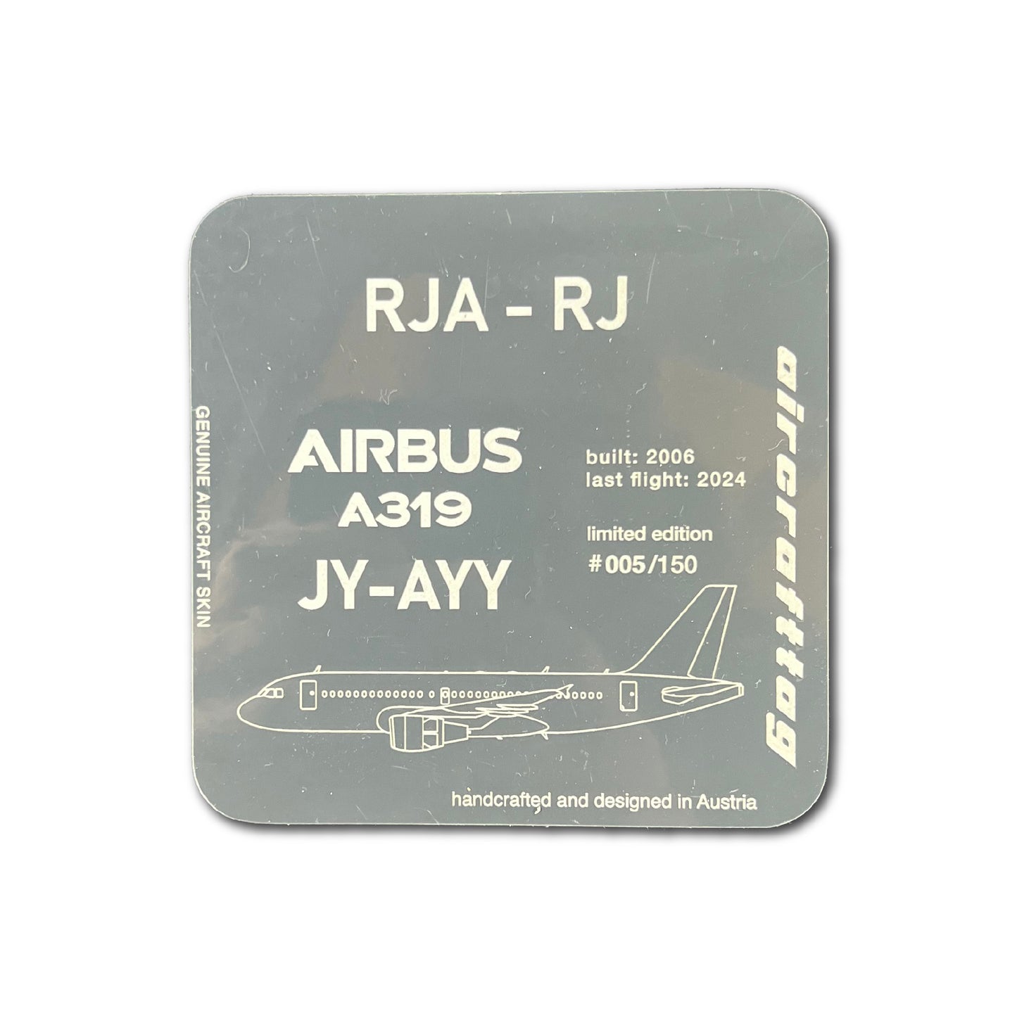 Coaster JY-AYY - Airbus A319 - Royal Jordanian