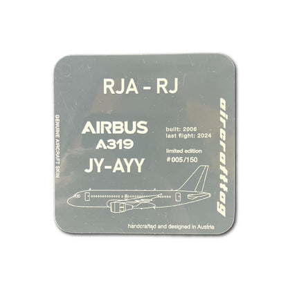 Coaster JY-AYY - Airbus A319 - Royal Jordanian