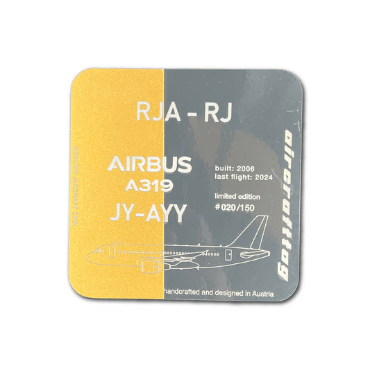 Coaster JY-AYY - Airbus A319 - Royal Jordanian