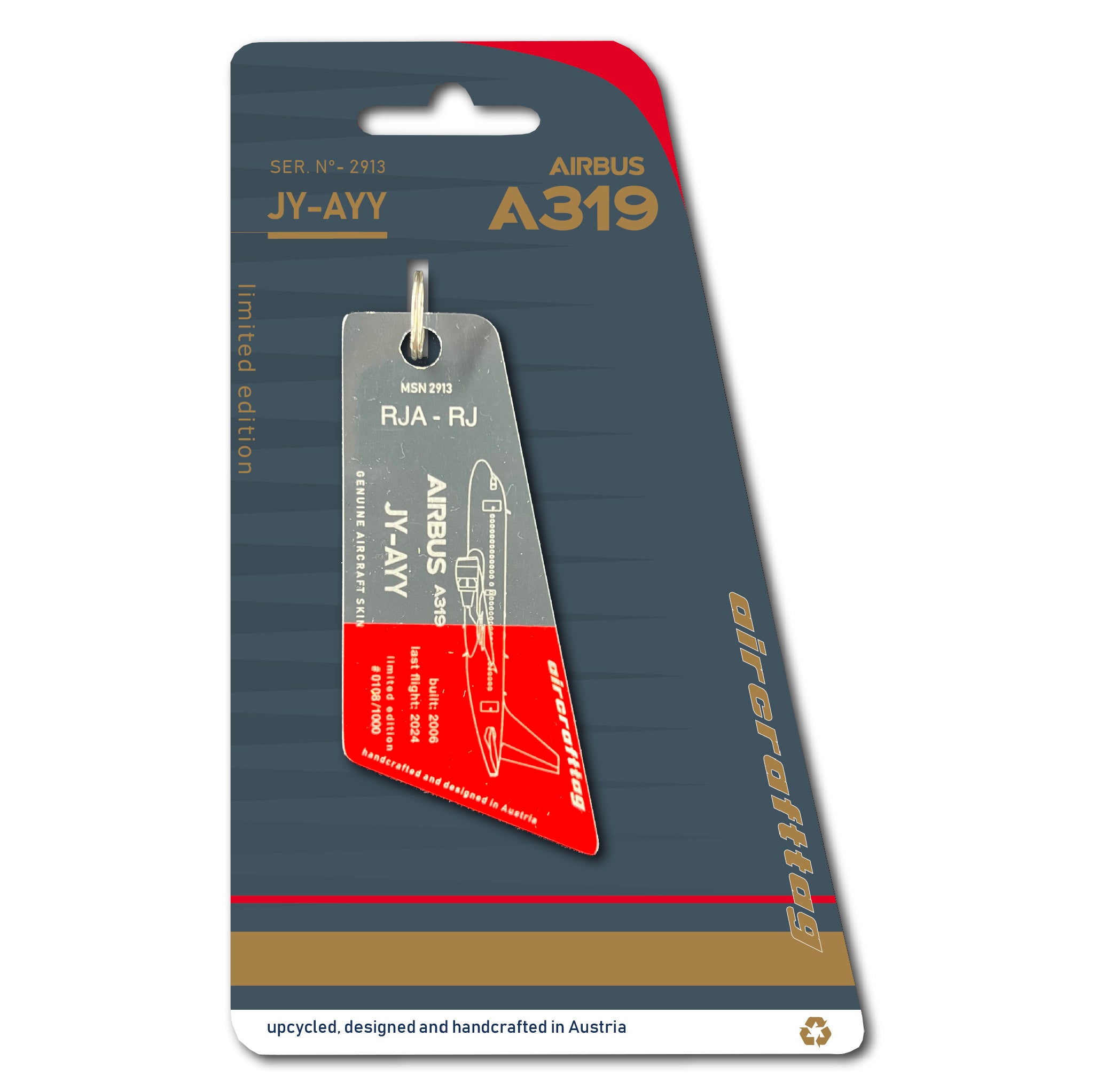 Aircrafttag - original aircraft skin