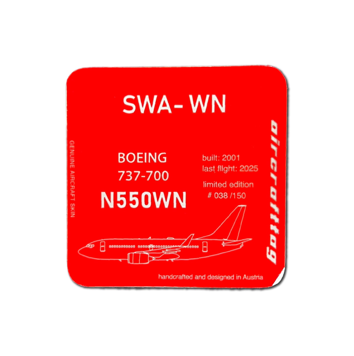 Coaster N550WN - Boeing B737 - Southwest
