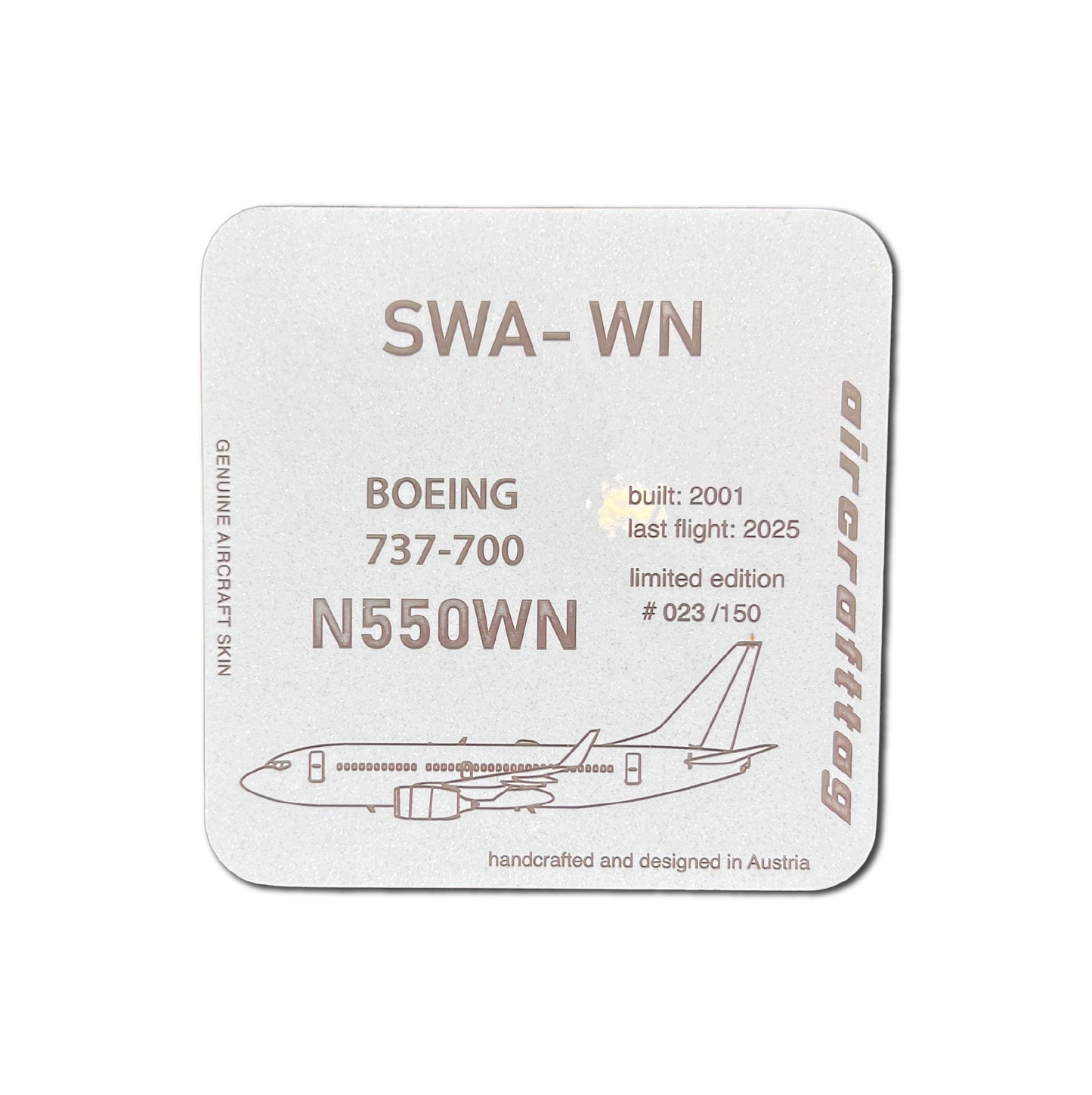 Coaster N550WN - Boeing B737 - Southwest