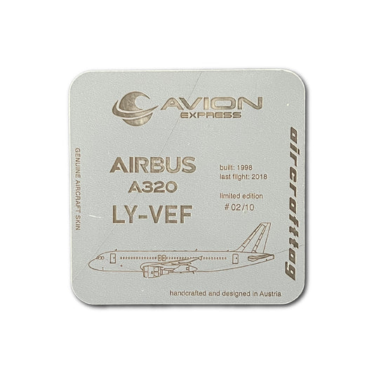 Coaster Airbus A320 - Avion Express - LY-VEF