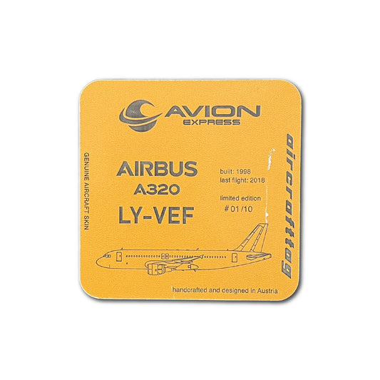 Coaster Airbus A320 - Avion Express - LY-VEF