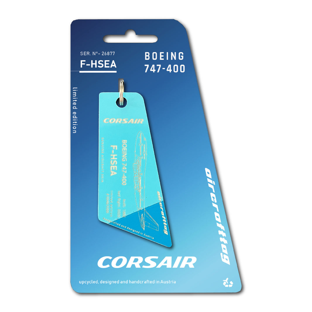 Lockheed Jet Tag Aircrafttag - handcrafted from original aircraft skin