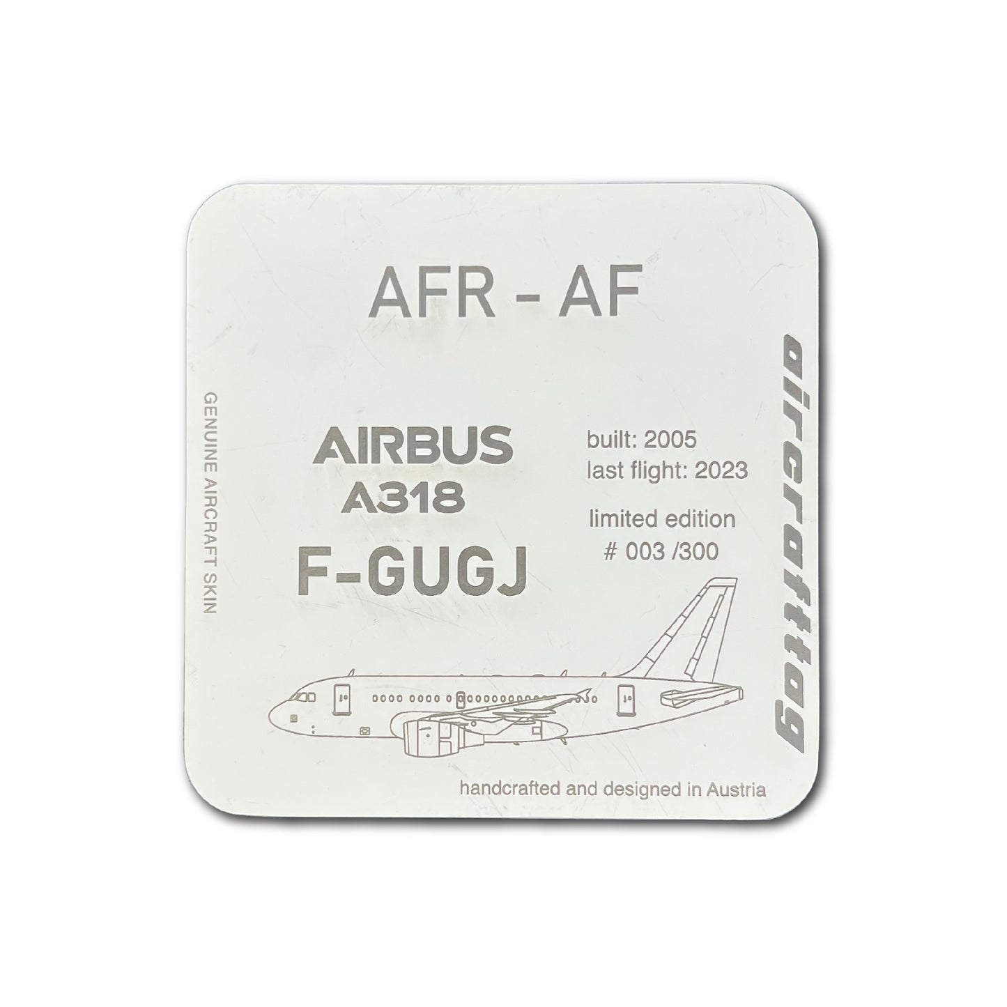 Coaster - AIRBUS A318 - Air France - F-GUGJ