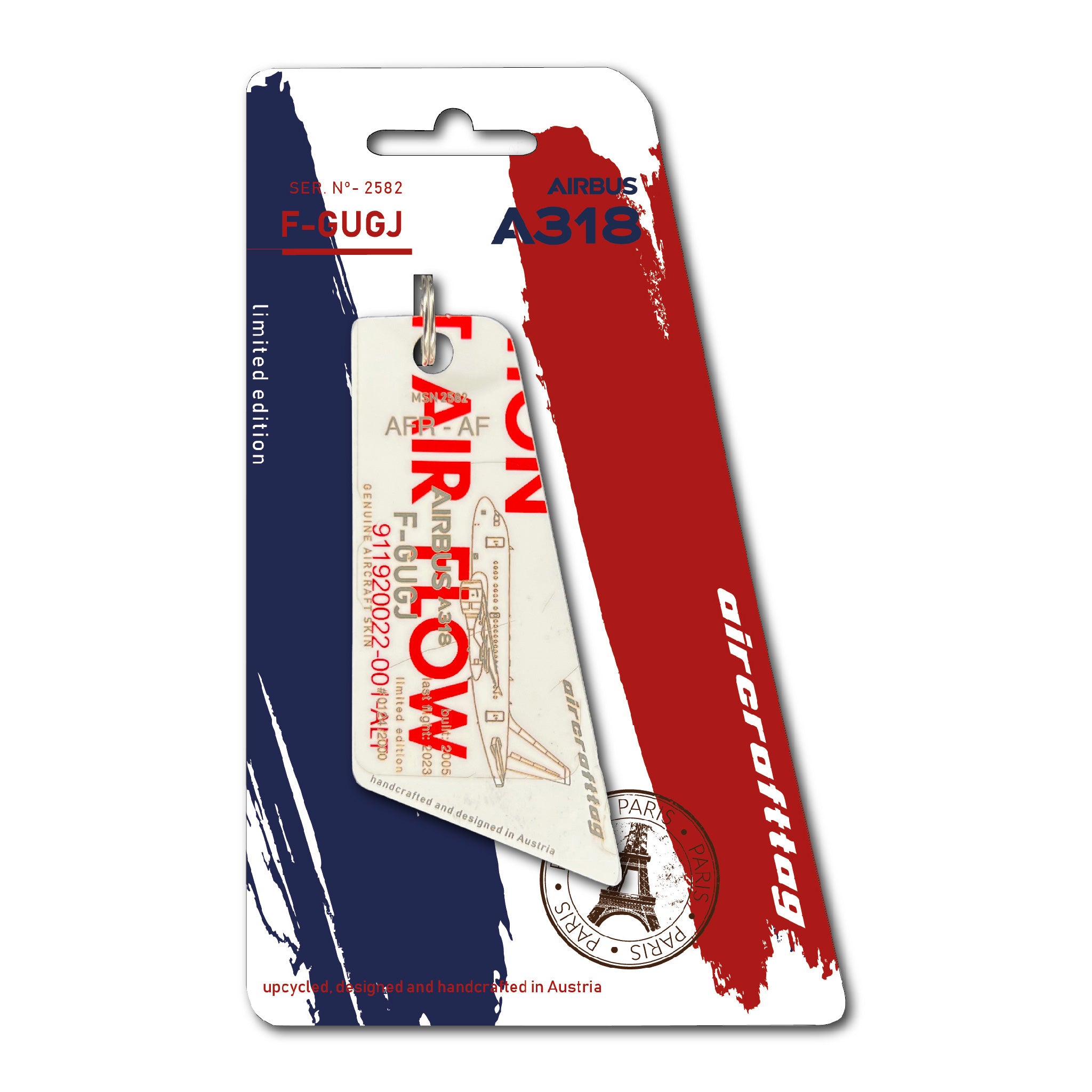 AIRBUS A318 - Air France - F-GUGJ – Aircrafttag