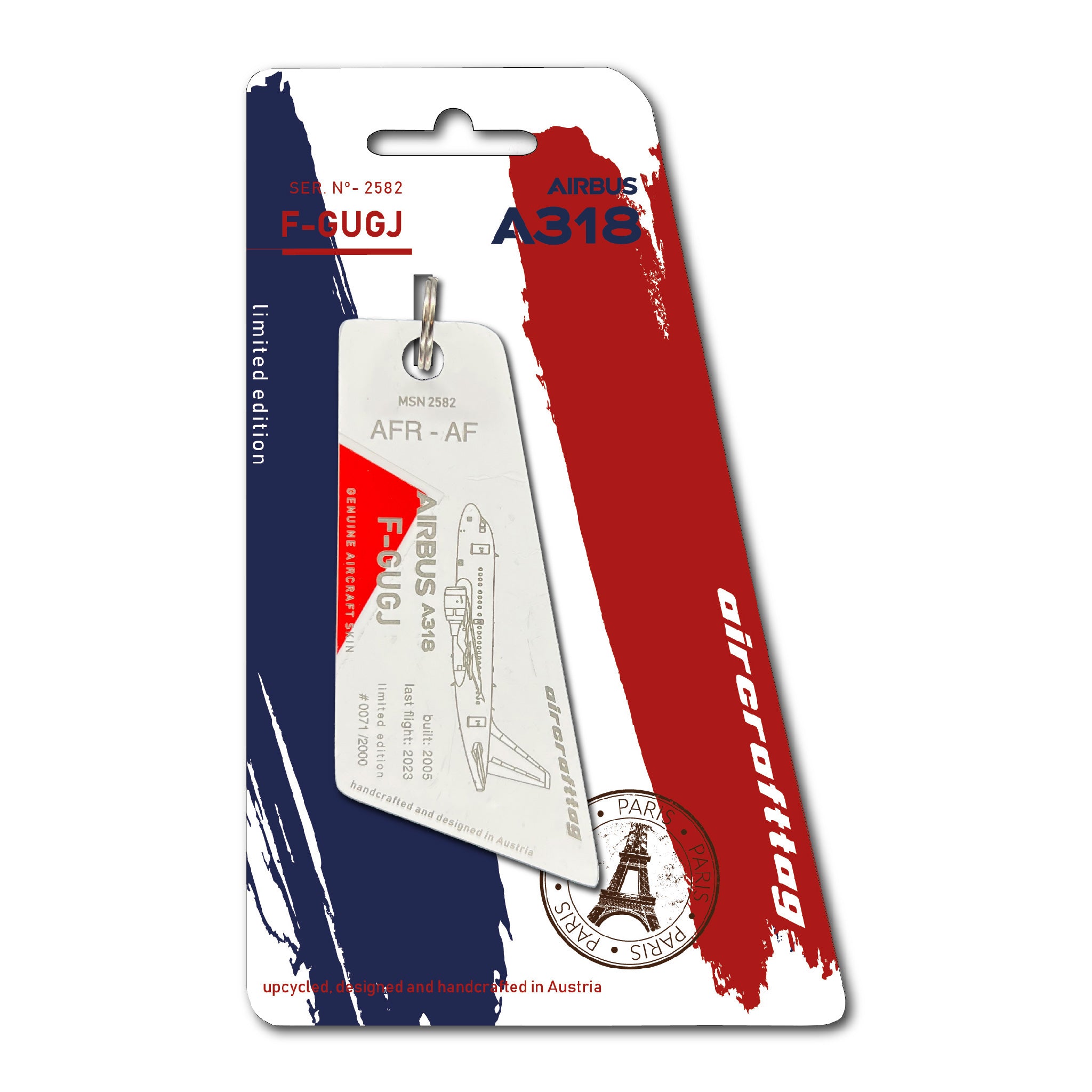 AIRBUS A318 - Air France - F-GUGJ – Aircrafttag