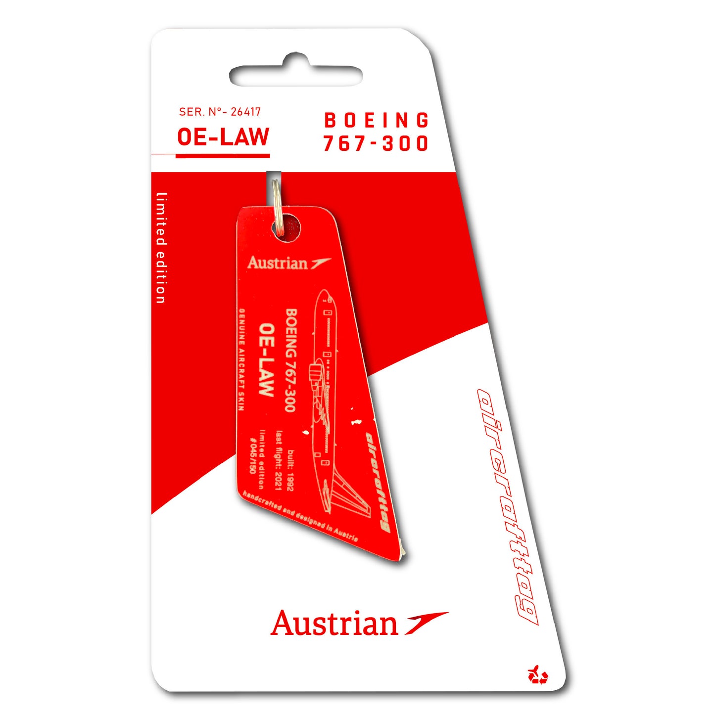 OE-LAW - Boeing B767  - Austrian Airlines