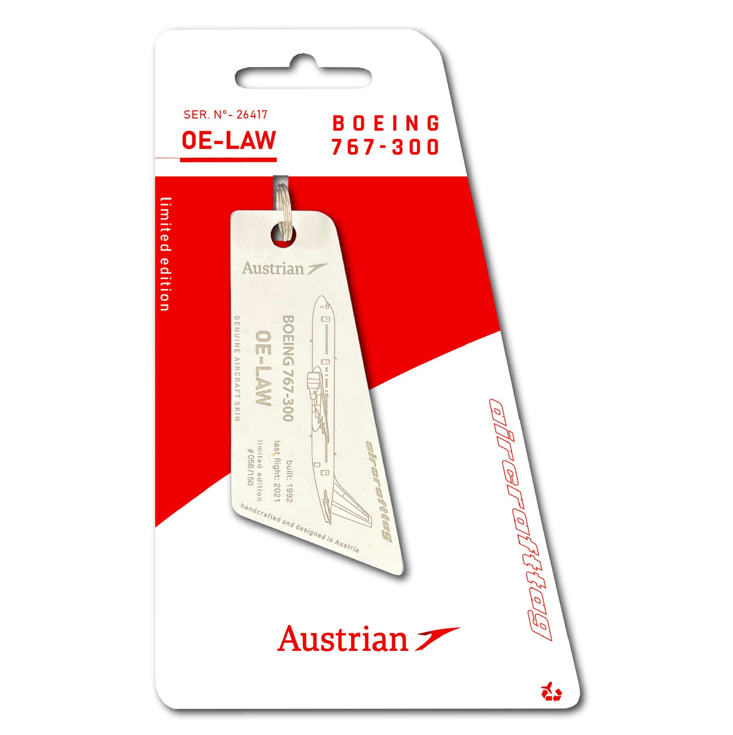 OE-LAW - Boeing B767  - Austrian Airlines