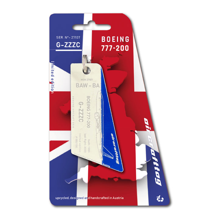 Aircrafttag - original aircraft skin