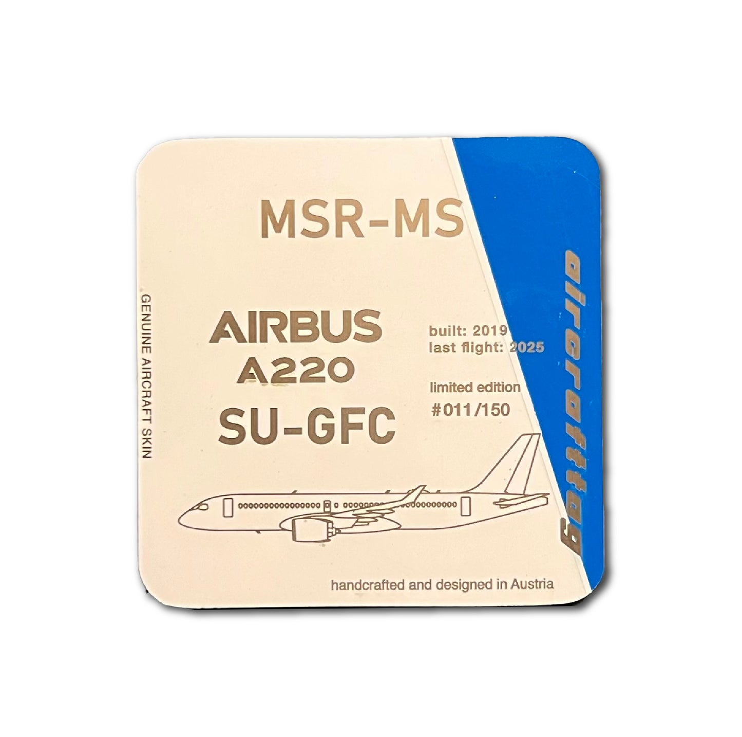 Coaster Airbus A220 - Egyptair - SU-GFC