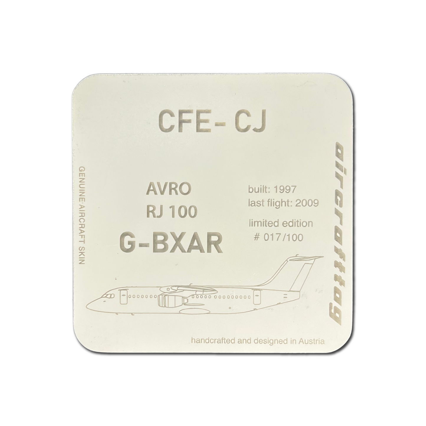 Coaster BAe 146-300 / Avro RJ100 - G-BXAR - BA Cityflyer / British Airways