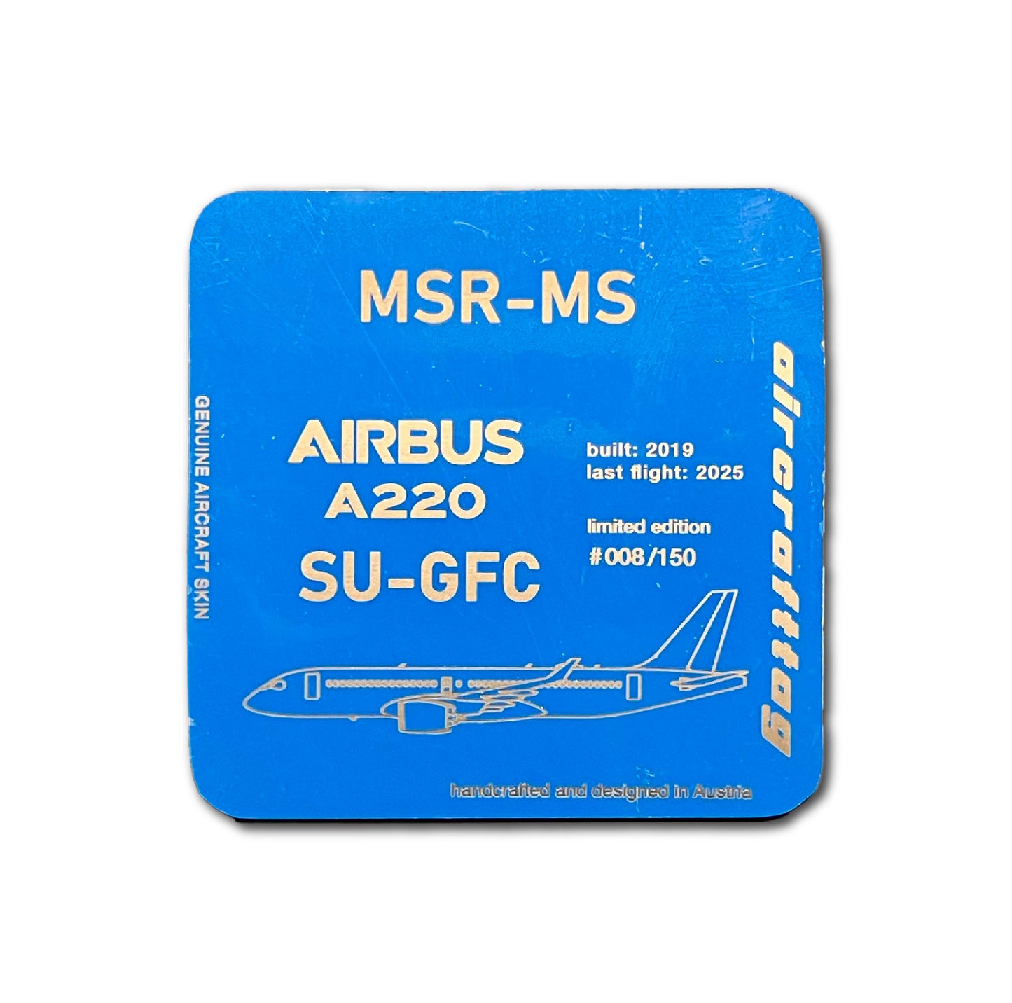 Coaster Airbus A220 - Egyptair - SU-GFC