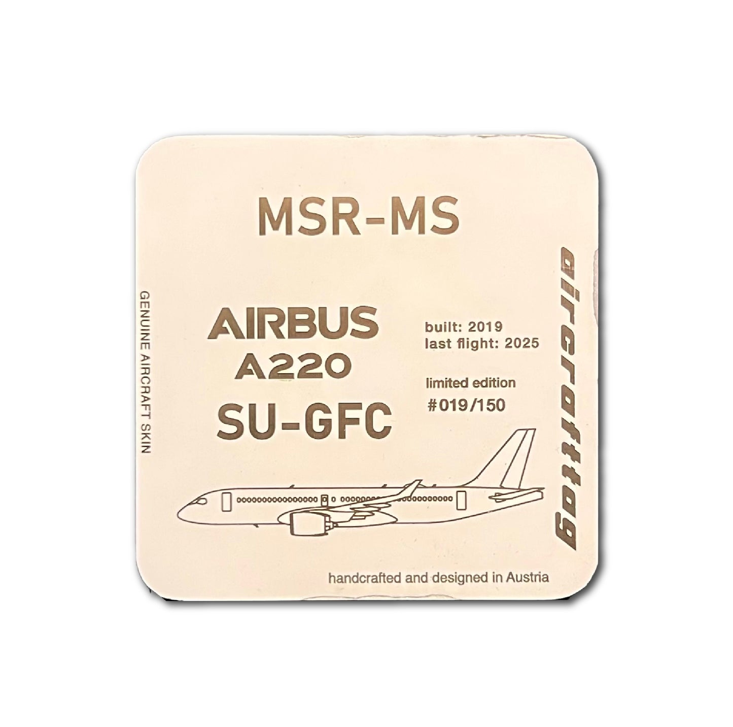 Coaster Airbus A220 - Egyptair - SU-GFC
