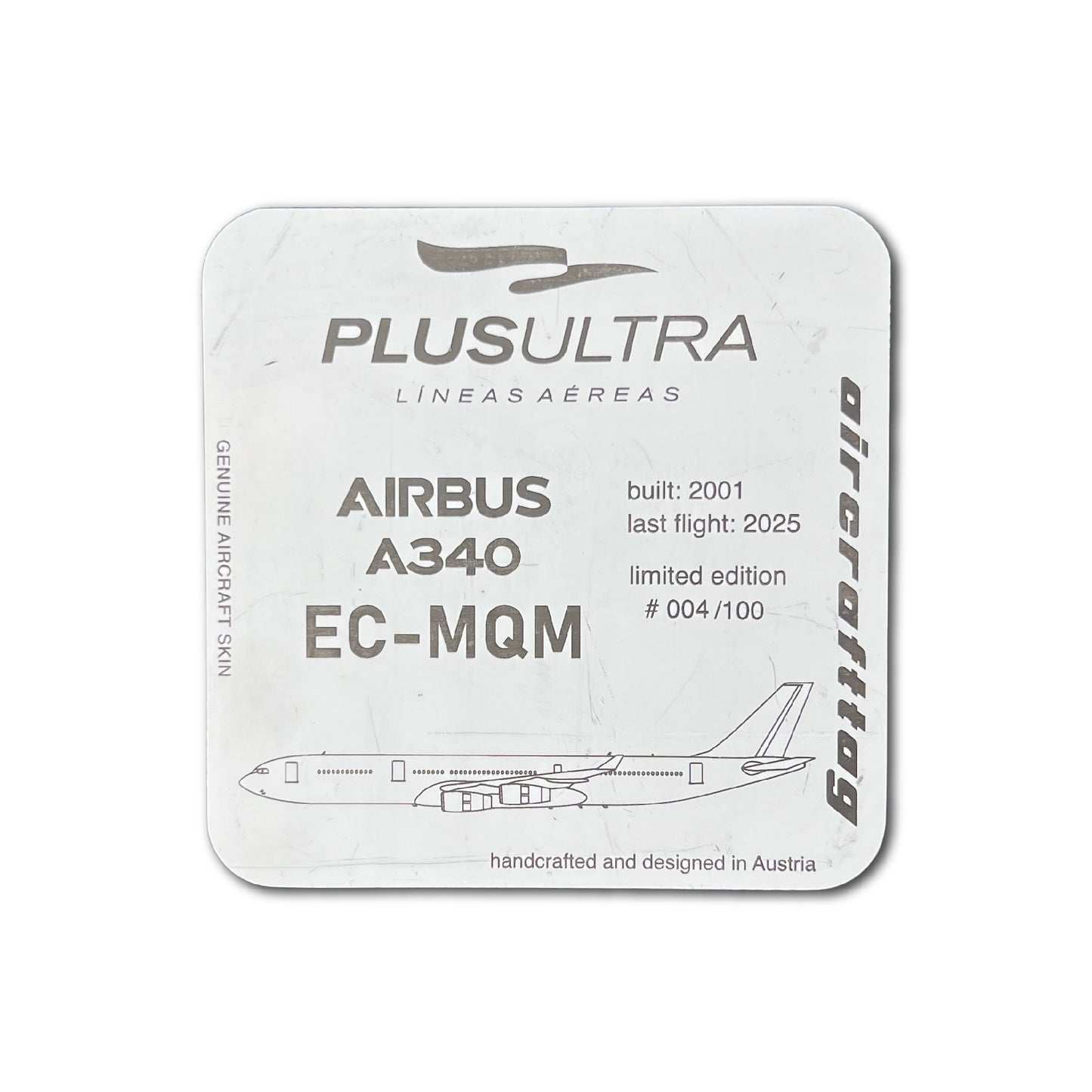 coaster EC-MQM - Airbus A340 - Plus Ultra Lineas Aereas