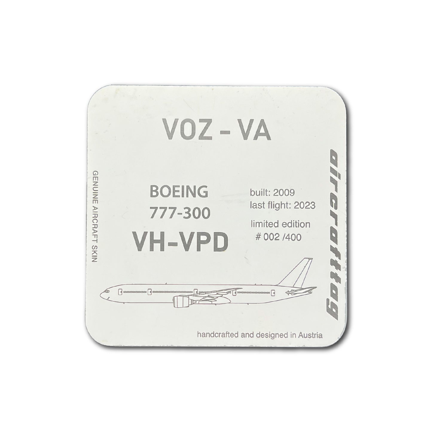 Coaster - Boeing B777-300 -  Virgin Australia - VH-VPD