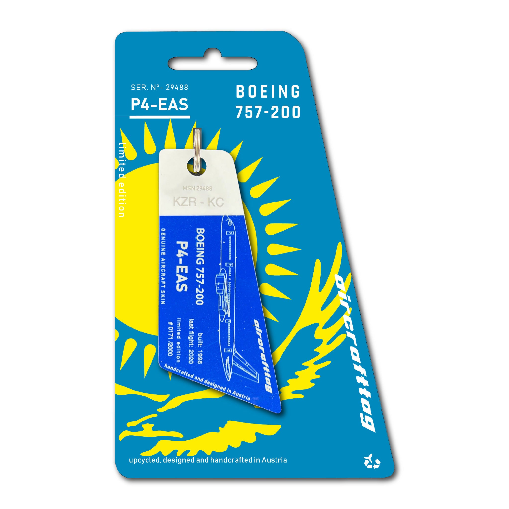 B757 - Air Astana - P4-EAS – Aircrafttag