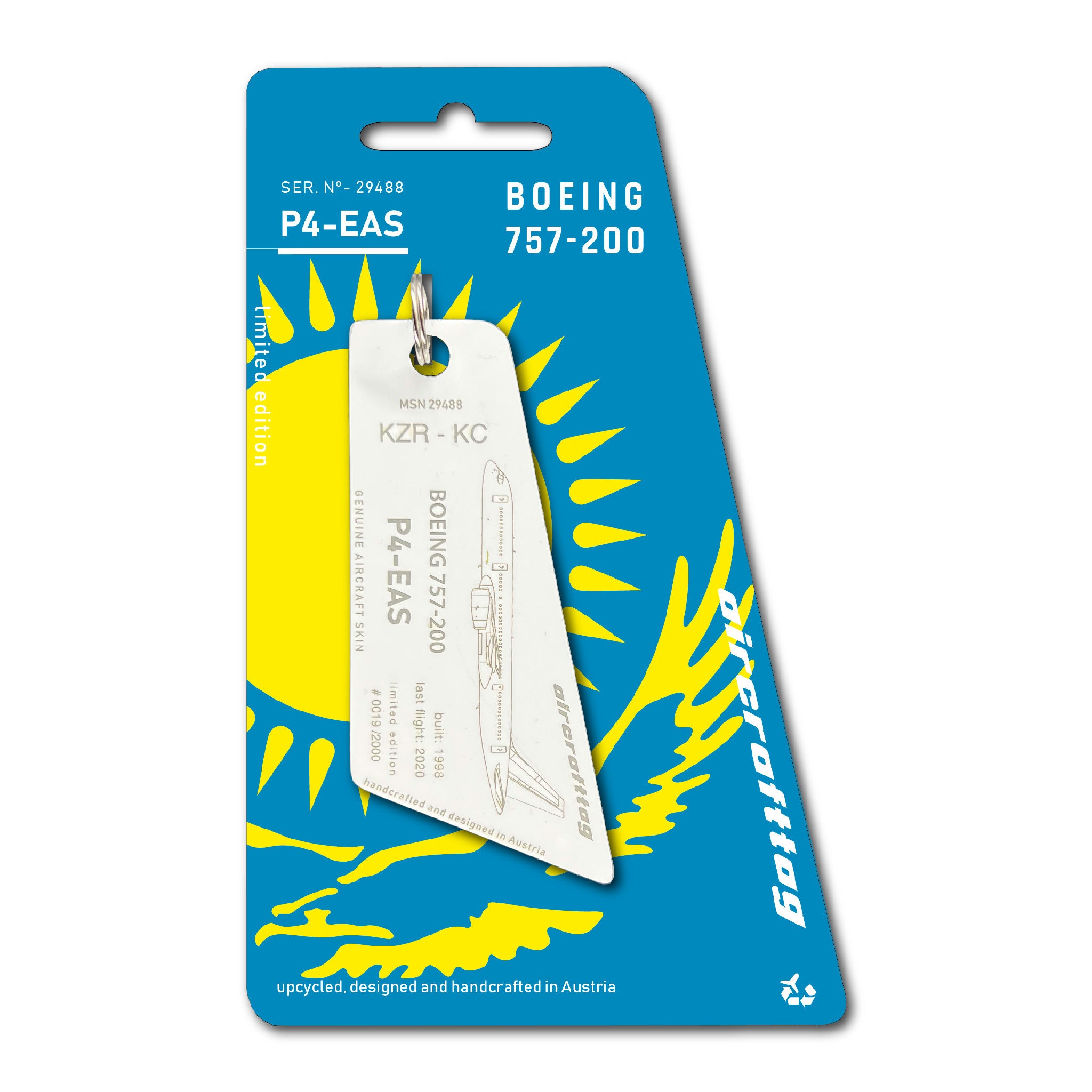 B757 - Air Astana - P4-EAS – Aircrafttag