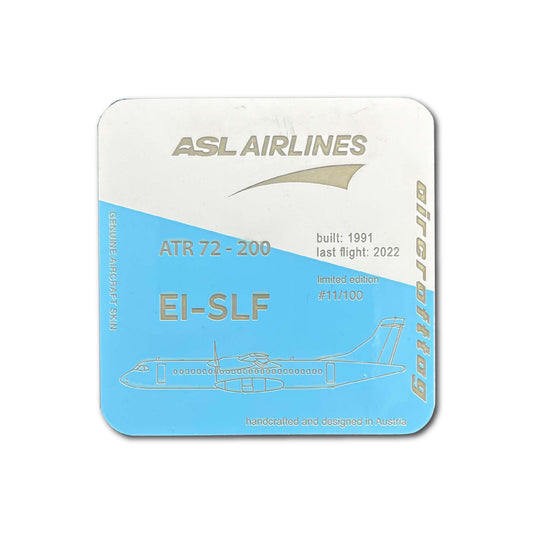 Glasuntersetzer - ATR 72 - EI-SLF - ASL Airlines