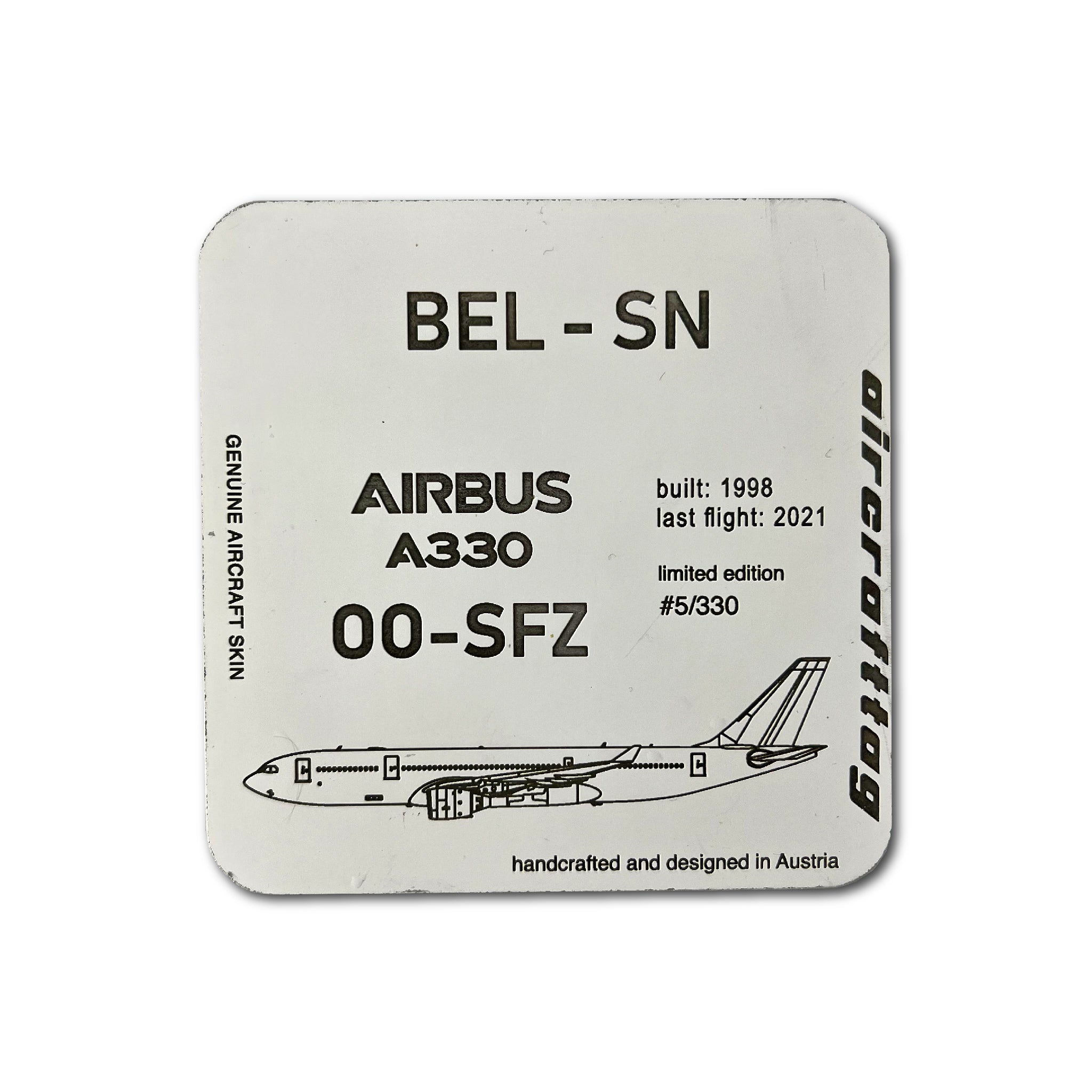 ブリュッセル航空 Aircrafttag A330 ブリュッセル航空 Aircrafttag A330 - メルカリ