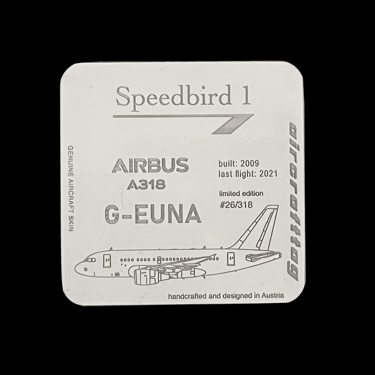 Coaster - Airbus A318 - Speedbird 1 - G-EUNA - British Airways
