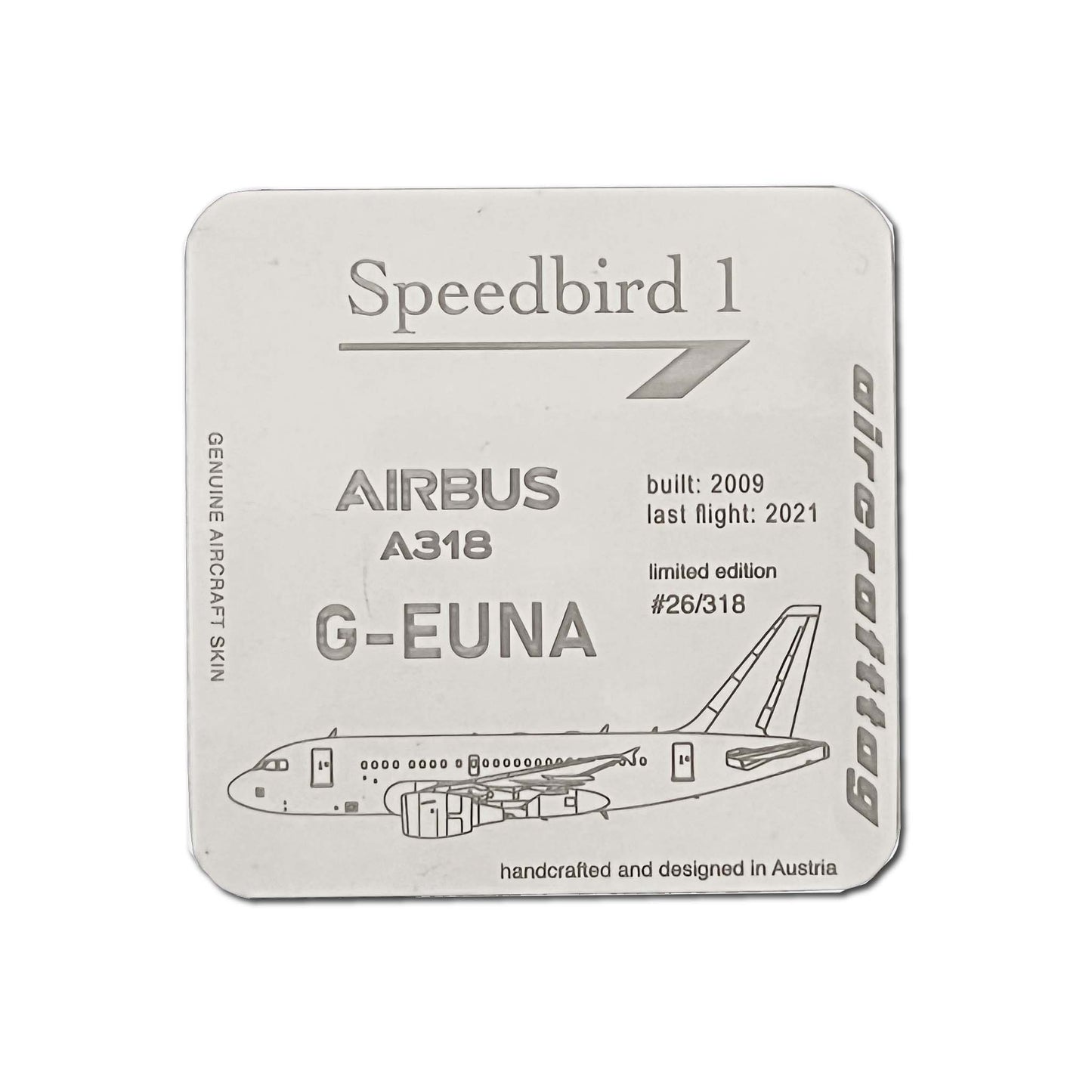 Coaster - Airbus A318 - Speedbird 1 - G-EUNA - British Airways
