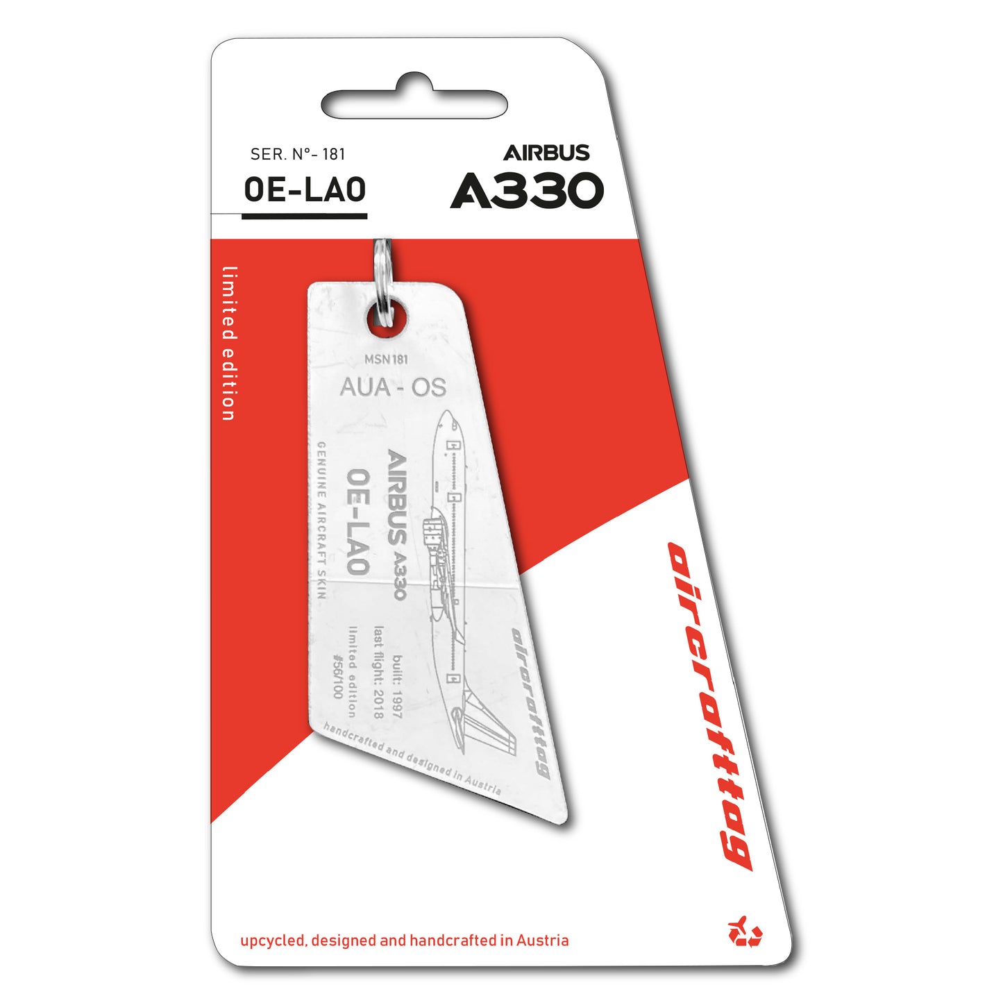 Airbus A330 - Austrian Airlines - OE-LAO  - white "HISTORY COLLECTION"
