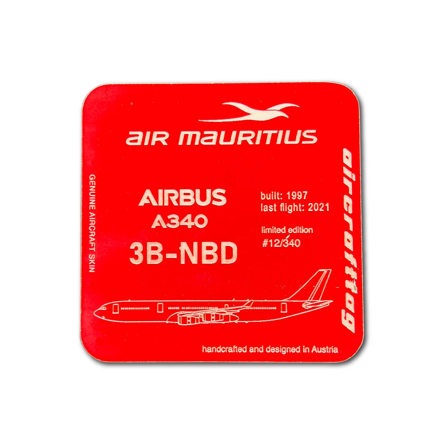 Coaster - A340 - 3B-NBD- Air Mauritius