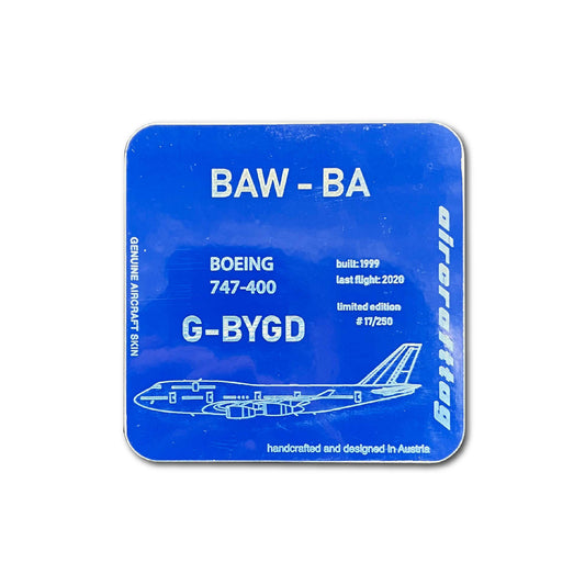 Coaster Boeing 747 - British Airways - G-BYGD