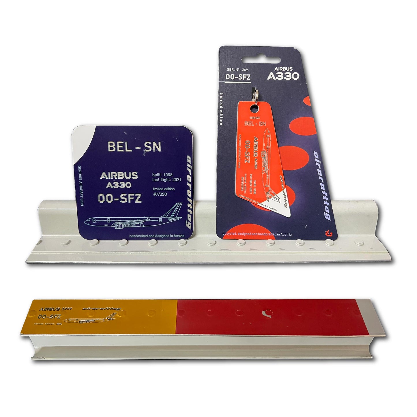 Mini display-rack - Airbus A330 - OO-SFZ - Brussels Airlines